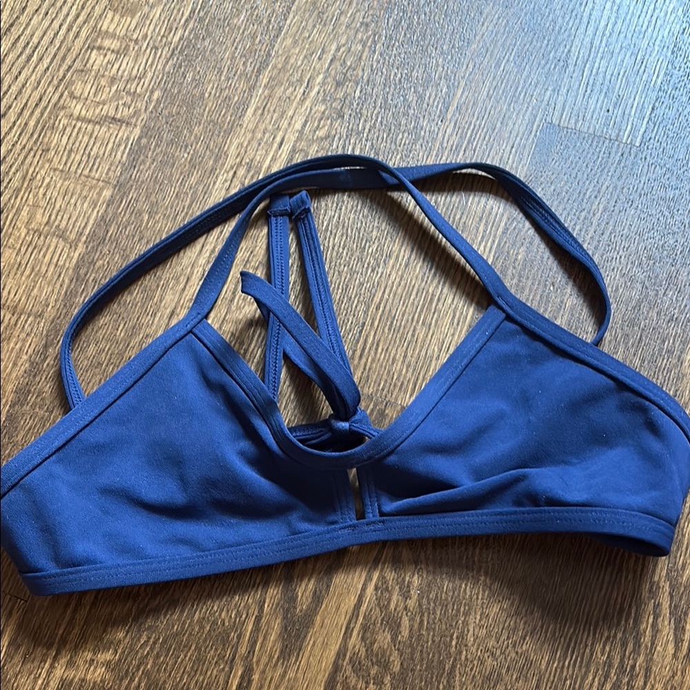 Jolyn Clothing Navy Vent Bikini Top